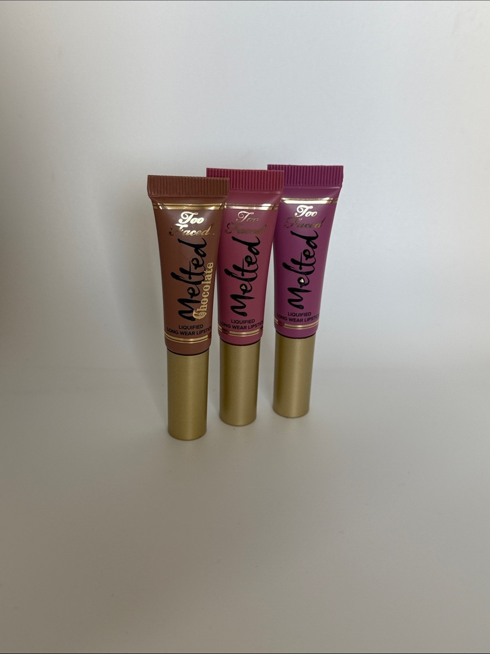 Too Faced Melted Liquified Long Wear Lipstick - fig, chihuahua, chocolate honey